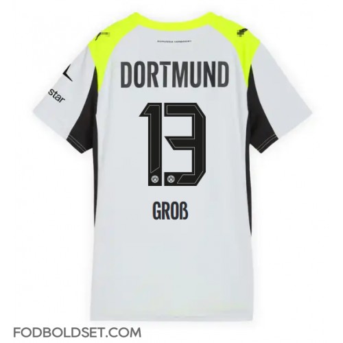 Borussia Dortmund Pascal Gross #13 Udebanetrøje Dame 2025-26 Kortærmet